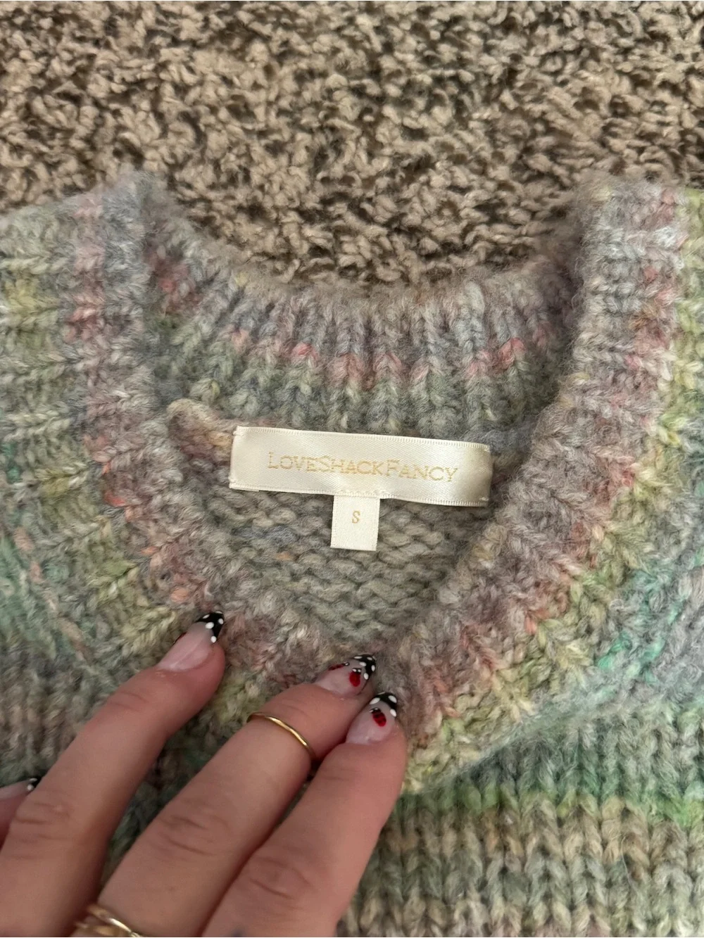 LoveShackFancy Aquarius pullover sweater - Picture 2 of 4